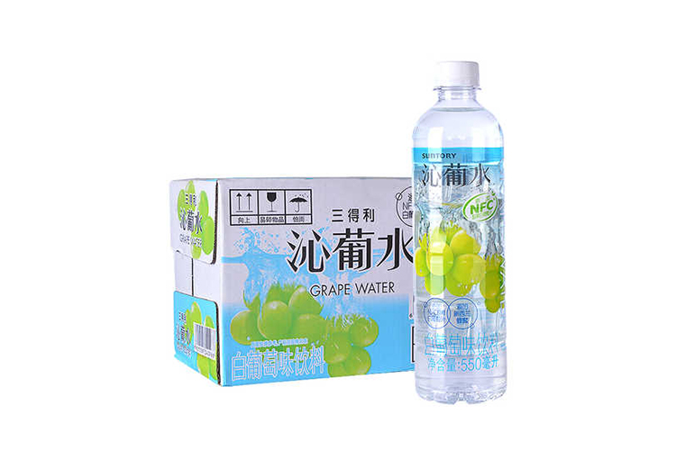 SUNTORY GRAPE WATER 550ML 15BOTTLES